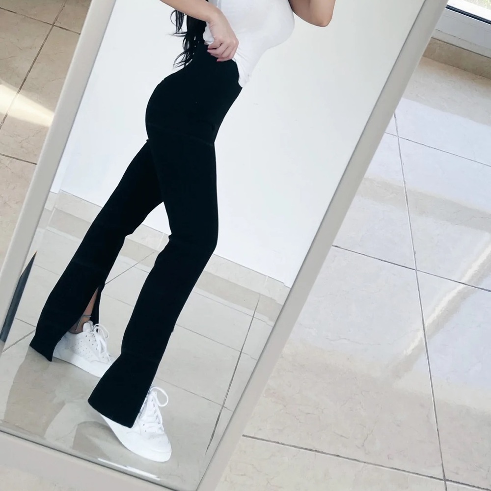 Petite The Brand Split Front Trouser - image 3